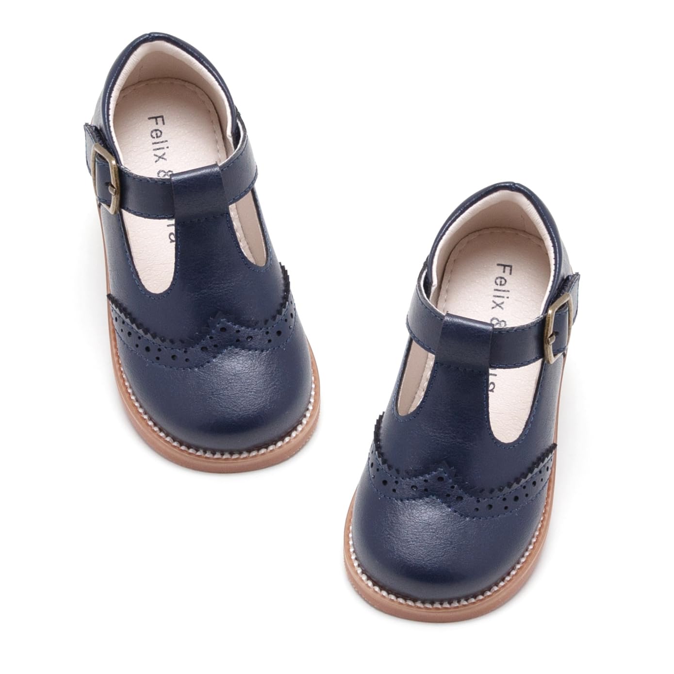 Felix & Flora Toddler Little Girl Mary Jane Dress Shoes - Ballet Flats for Girl Party School Shoes — view 78