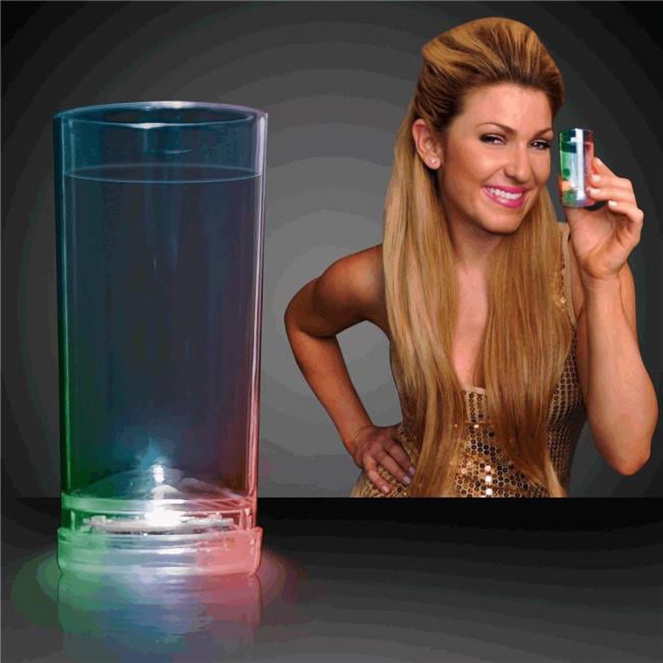 LED High Ball Glass Multi Color