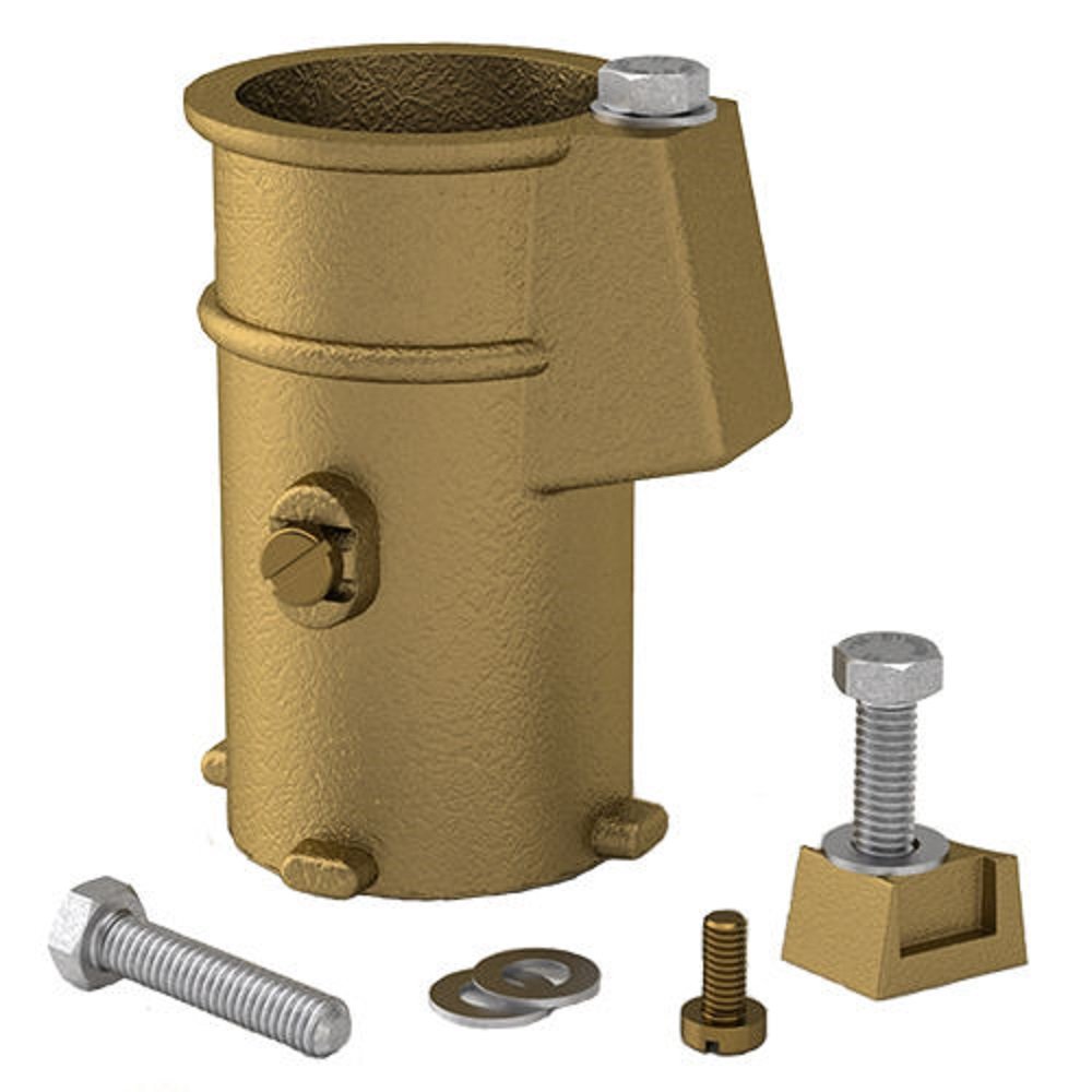 Perma-Cast PS4019B 4" Deck Anchor Bronze - 1.90"