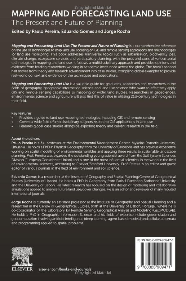 Mapping and Forecasting Land Use livre de planification territoriale et SIG - 3