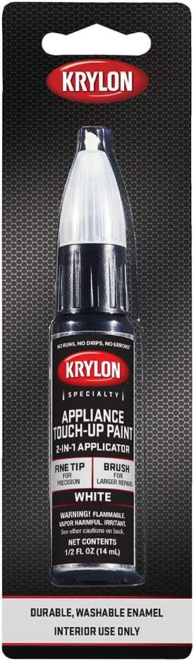 Krylon Appliance Touch Up Paint Pen, 0.5 oz, White