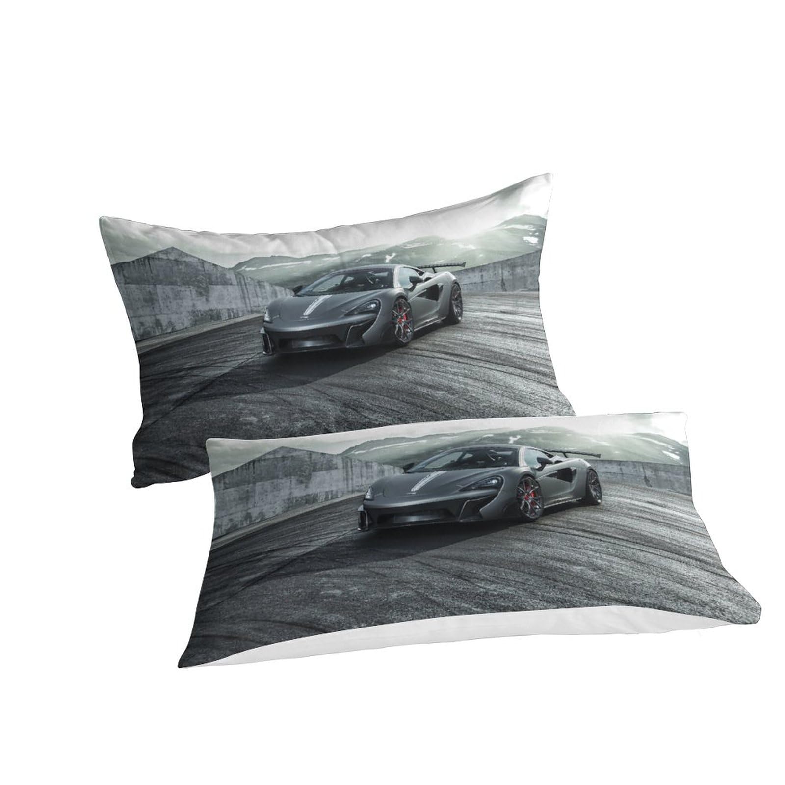 SPLYHX Auto da corsa Set Biancheria Da Letto Per Bambini King Size Copripiumino Set 3D Stampato Microfibra Ragazzi Ragazze Trapunta Per Camera Da Letto