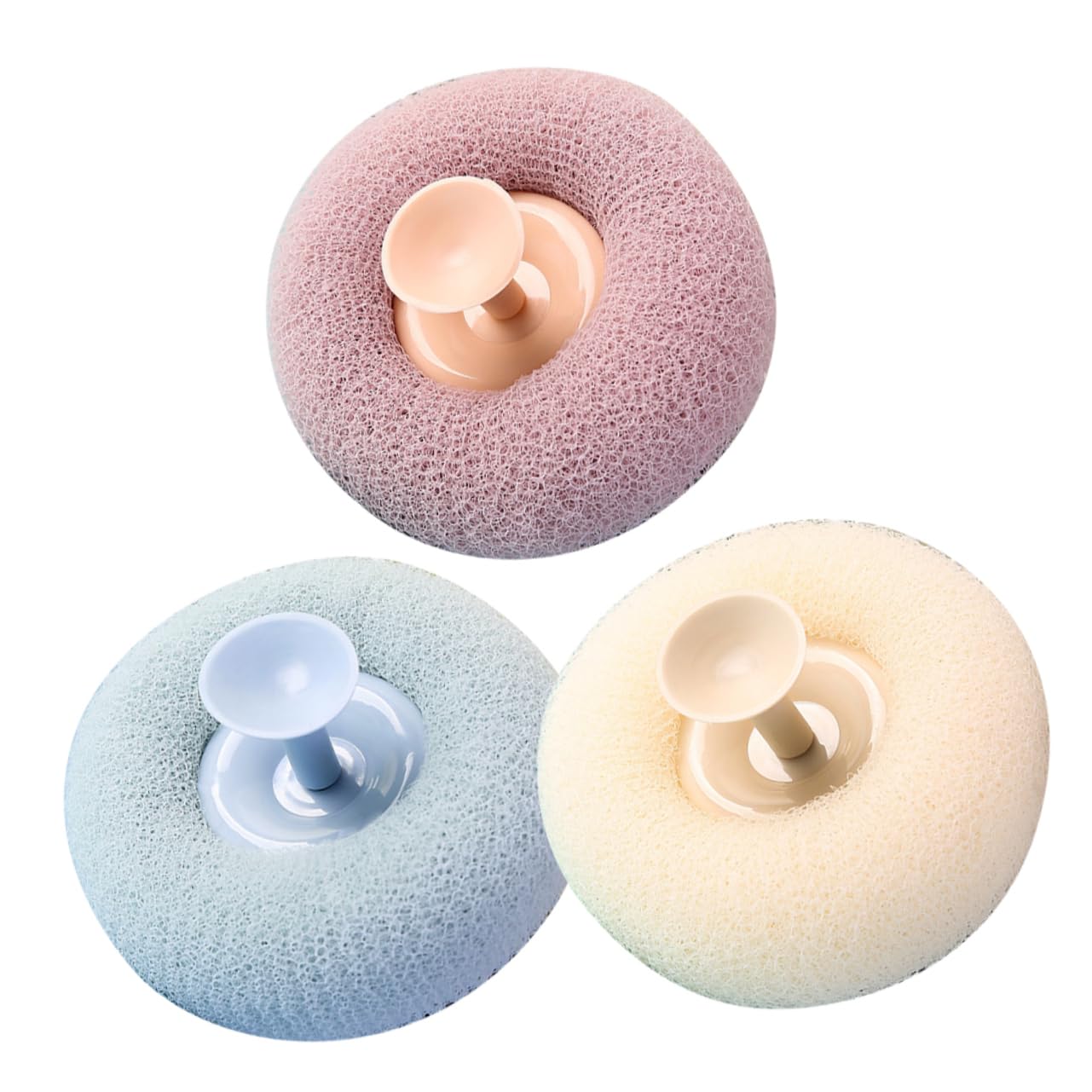 FOMIYES 3pcs Scrub Bath Ball Womens Bathroom Accessories Shower Accessories loofahs for Shower Bath Stuff Reusable loofah Massage Bath Wipe Artifact for Bathing rub mud Miss Plastic