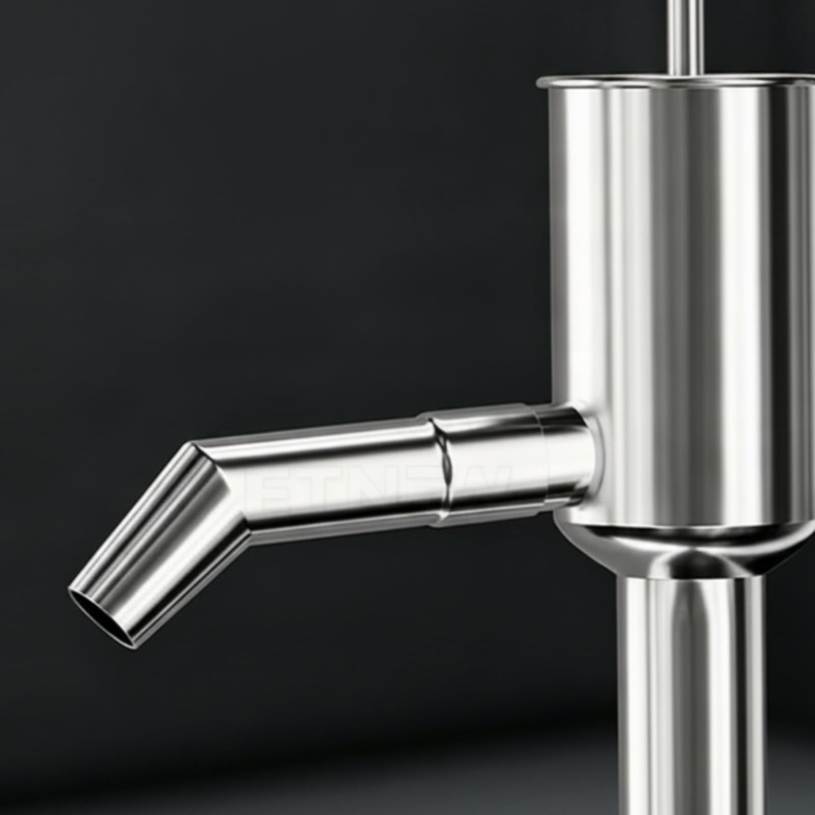 predolo Extractor Aceite Acero Inoxidable Salida Lateral Extractor Aceite Manual Acabado Plateado Herramienta Industrial para Barriles, Bidones, 120cm, Bomba De Aceite De Tubo Recto Grande