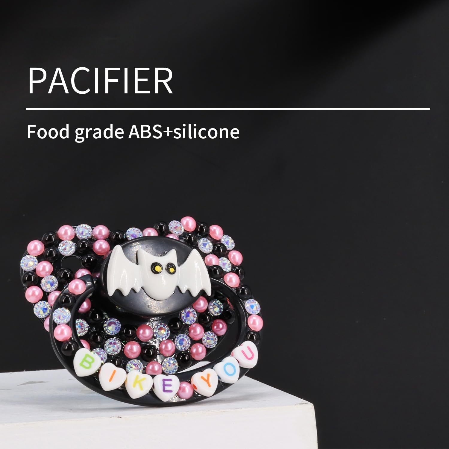 Adult Sized Pacifier for Anxiety - Silicone Nipple Paci for for Reduces Snoring (Style 9)