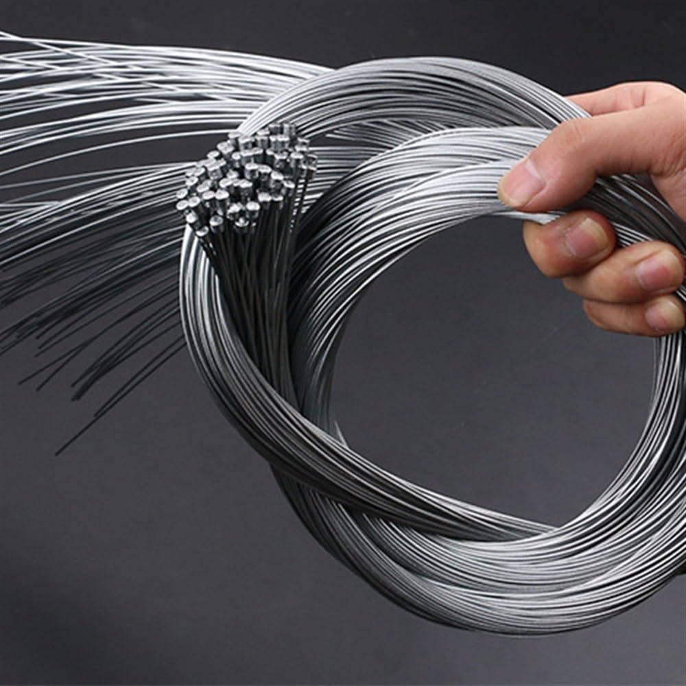 DAVBIR Bremsleitung MTB Fahrrad Bremsleitung Fahrrad Geschwindigkeit Linie Fixed Gear Shifter Getriebe Brems Kabel Set Kern Inneren Draht Für MTB Rennrad 1PCS 2M (Color : Road Brake Cable 2M)