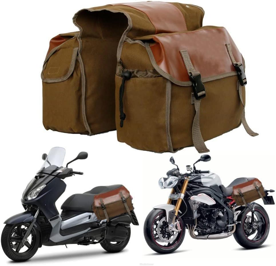 DBT575-BK - ターポリンシートバッグ デイズ ツーリングバッグ オートバイキャンバス防水パニエボックスサイドツールバッグポーチシャドウ用ファントム用ツーリングバイク シートバッグ