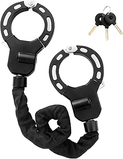 VenxyKod Bike Lock, Anti Theft Scooter Lock with 3 Keys, Heavy Duty Bike Chain Lock, Weatherproof 35.45Inch Chain Bicycle ...
