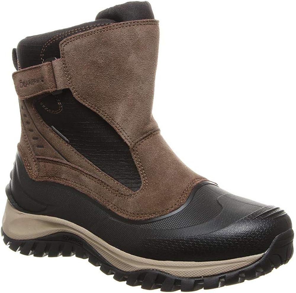 BEARPAW Men's Overland Waterproof Boot brown Size 12 UK Amazon.co.uk
