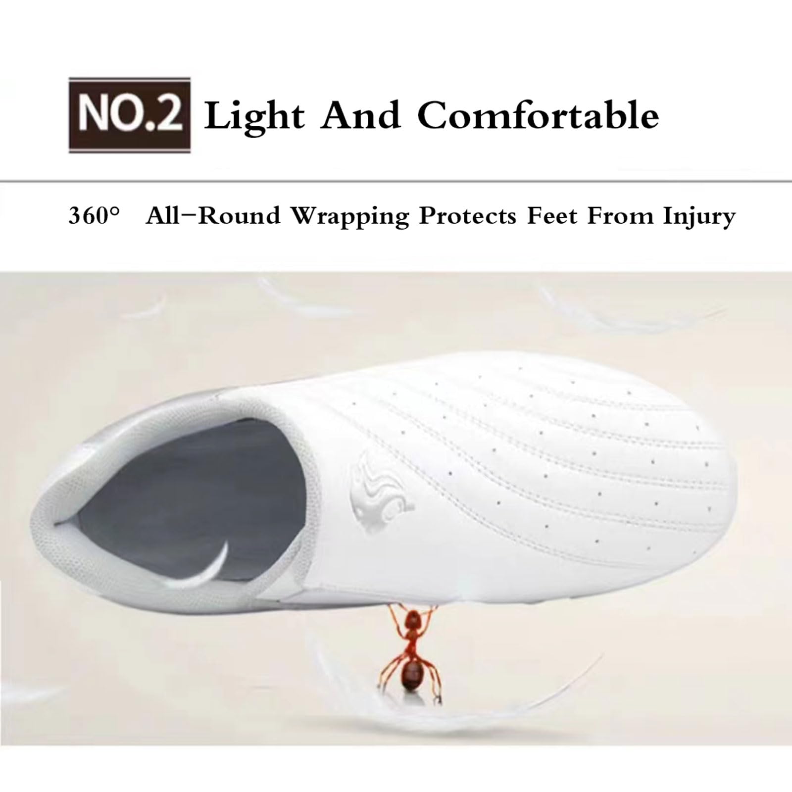 Taekwondo buty bokserskie do treningu bokserskiego, karate, taekwondo boks karate lekkie i oddychające, odporne na zużycie, boks, karate