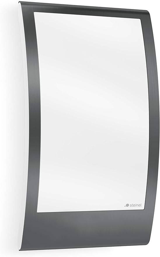 Steinel Steinel buitenlamp L 22 antraciet, roestvrij stalen sierlijst, max. 60 W buitenwandlamp, E27 fitting, moderne wandlamp