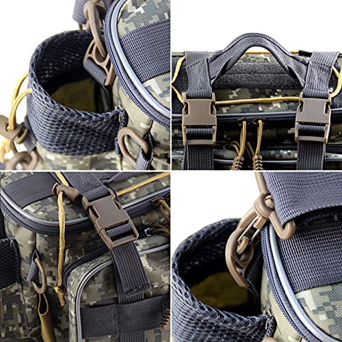 Saco de equipamento de pesca Saco de armazenamento de equipamentos de pesca Saco de cintura organiza