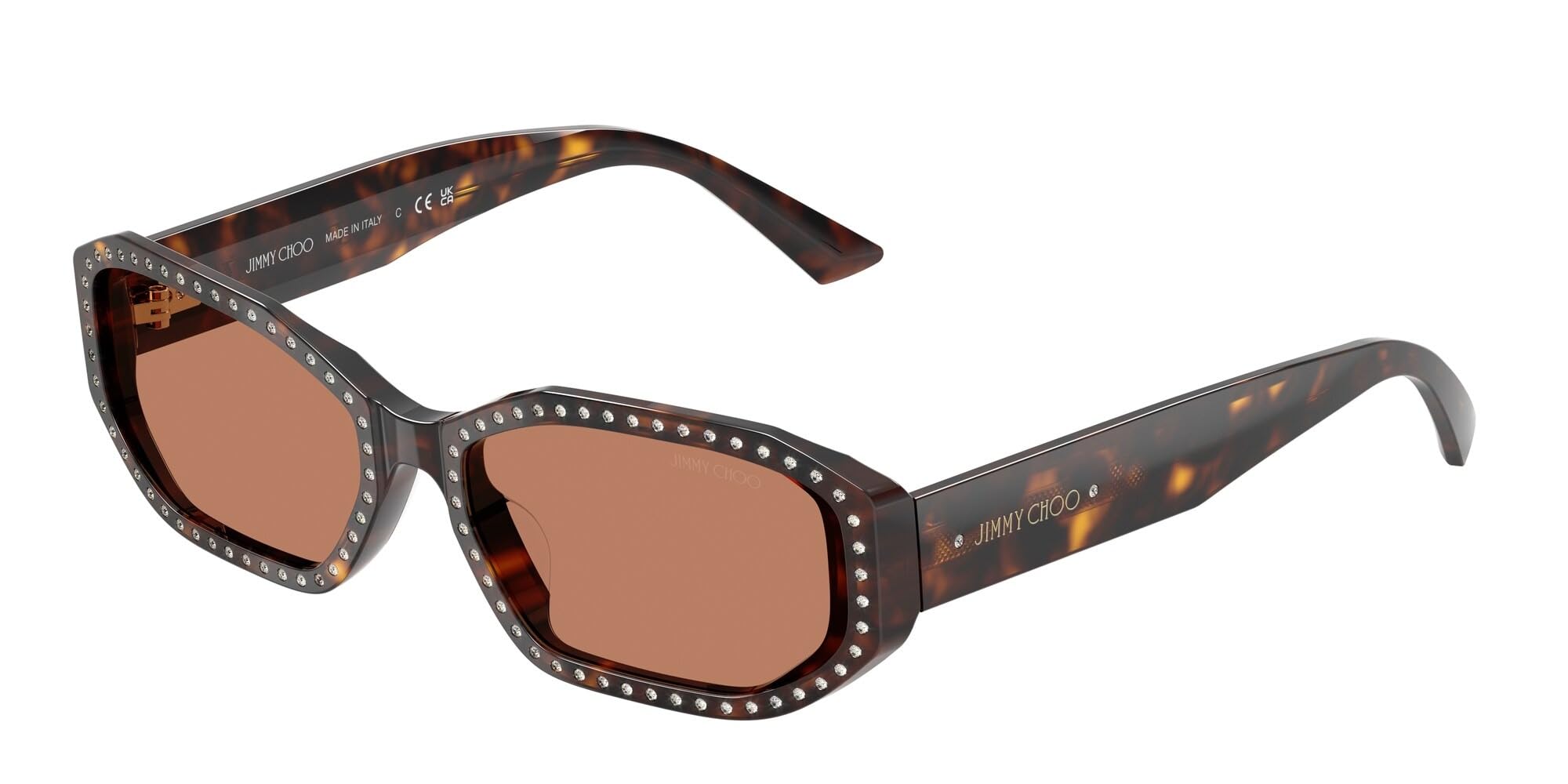 Jimmy Choo Damen Tortoise With Silver Beads Jc5021bu 500273 Tortoiseshell Sonnenbrillen