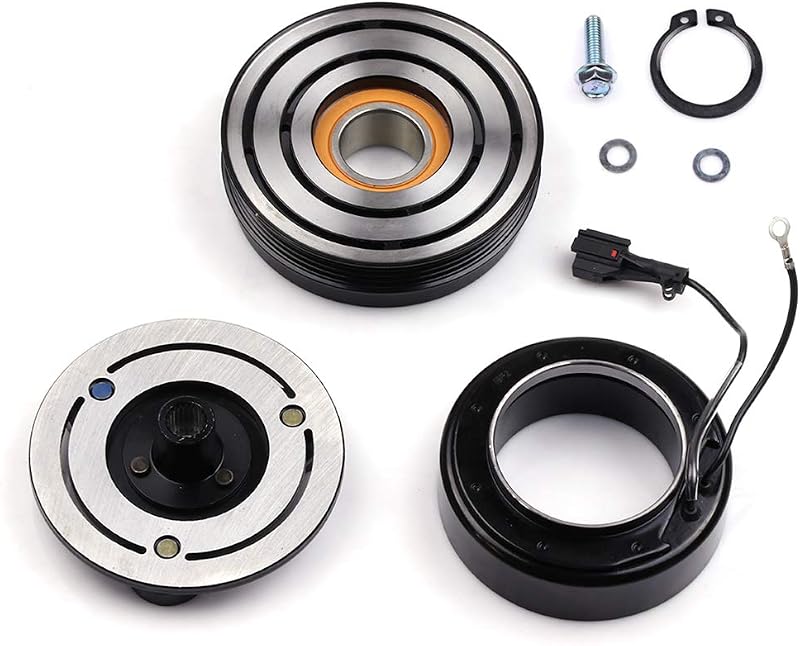 Embreagem do compressor de ar-condicionado SCITOO para Kia Sorento 3.5L 2003 a 2006 – 1 unidade