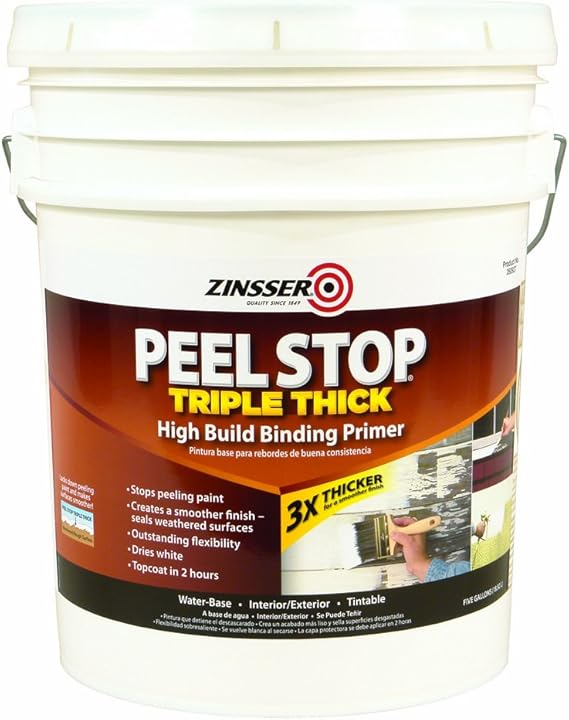 Zinsser 260927 Peel Stop Triple Thick Primer, 5Gallon House Primers