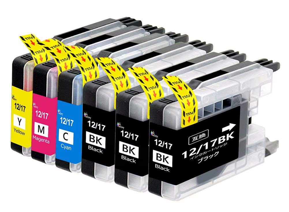 Amazon.co.jp: ブラザー用 互換インクカートリッジ LC12 LC17 Brother