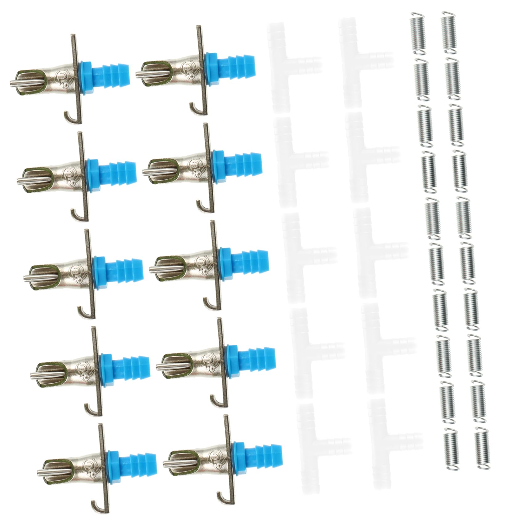 Abaodam 10Pcs Automatic Rabbit Drinking Feeder Spring Design Drinker for Pets No Leak Water Dispenser for Rabbits Ferrets and Chinchillas Efficient Pet Watering Equipment