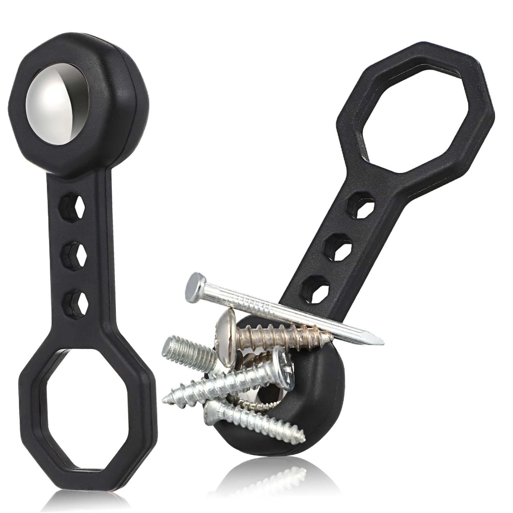 ARTIBETTER Lot De 3 Détecteurs Magnétiques Muraux Détection Précise Des Métaux Pour Murs 2 Pièces X 3