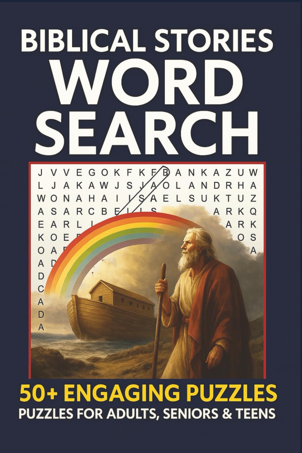 Biblical Story Word Search Puzzle Book: Word Searches with Easy-to-Read Print about Biblical Stories, Biblical Heroes & Characters and More | 6x9 ... for Vacations, Holidays and Free Times