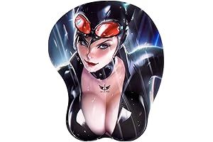 3D Anime Gaming Mousepad with Wrist Support