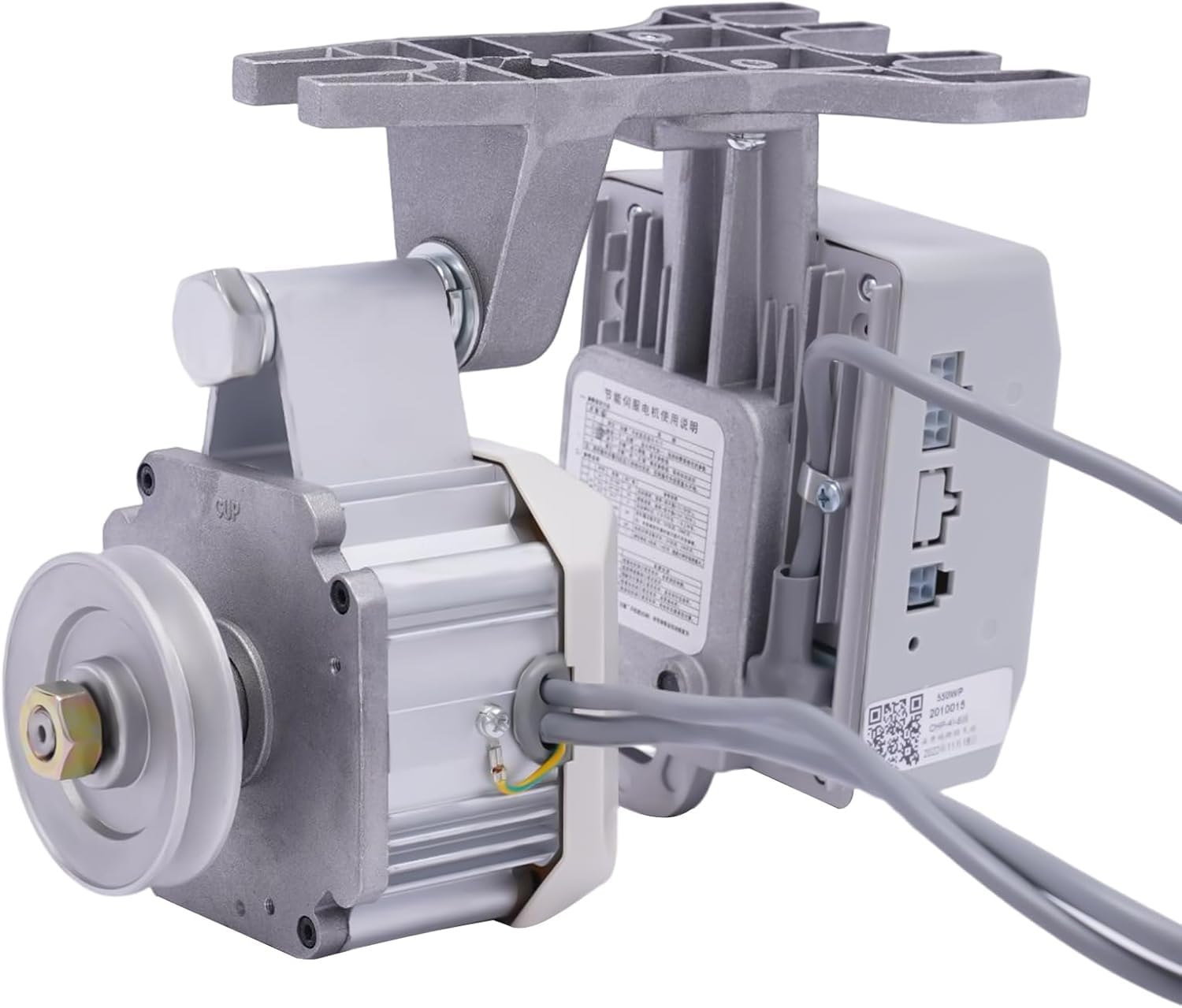 Motor de costura 550w sin escobillas servo, 200-6000 rpm ajustable, para máquinas de confección de alta resistencia, 10.23 x 7.87 pulgadas