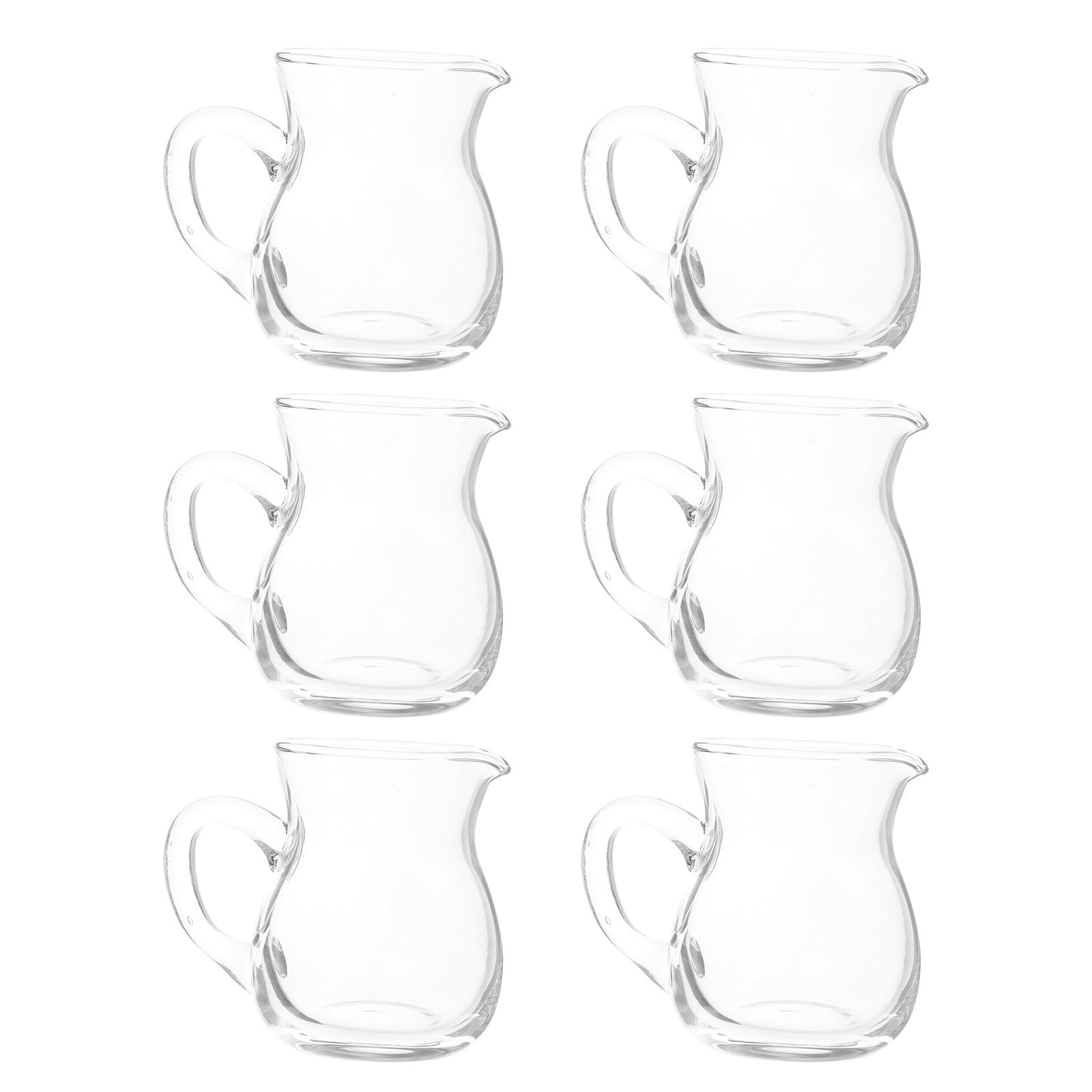 Pichet à crème en verre haut de gamme avec anse pour un service de table raffiné