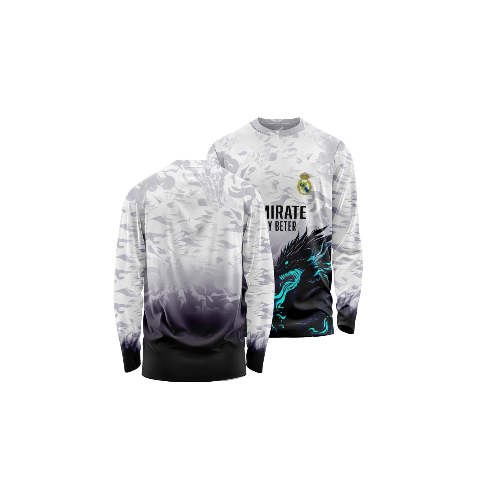 Dragon Jersey, Long Sleeve Performance Shirt with Gradient Design-image-40