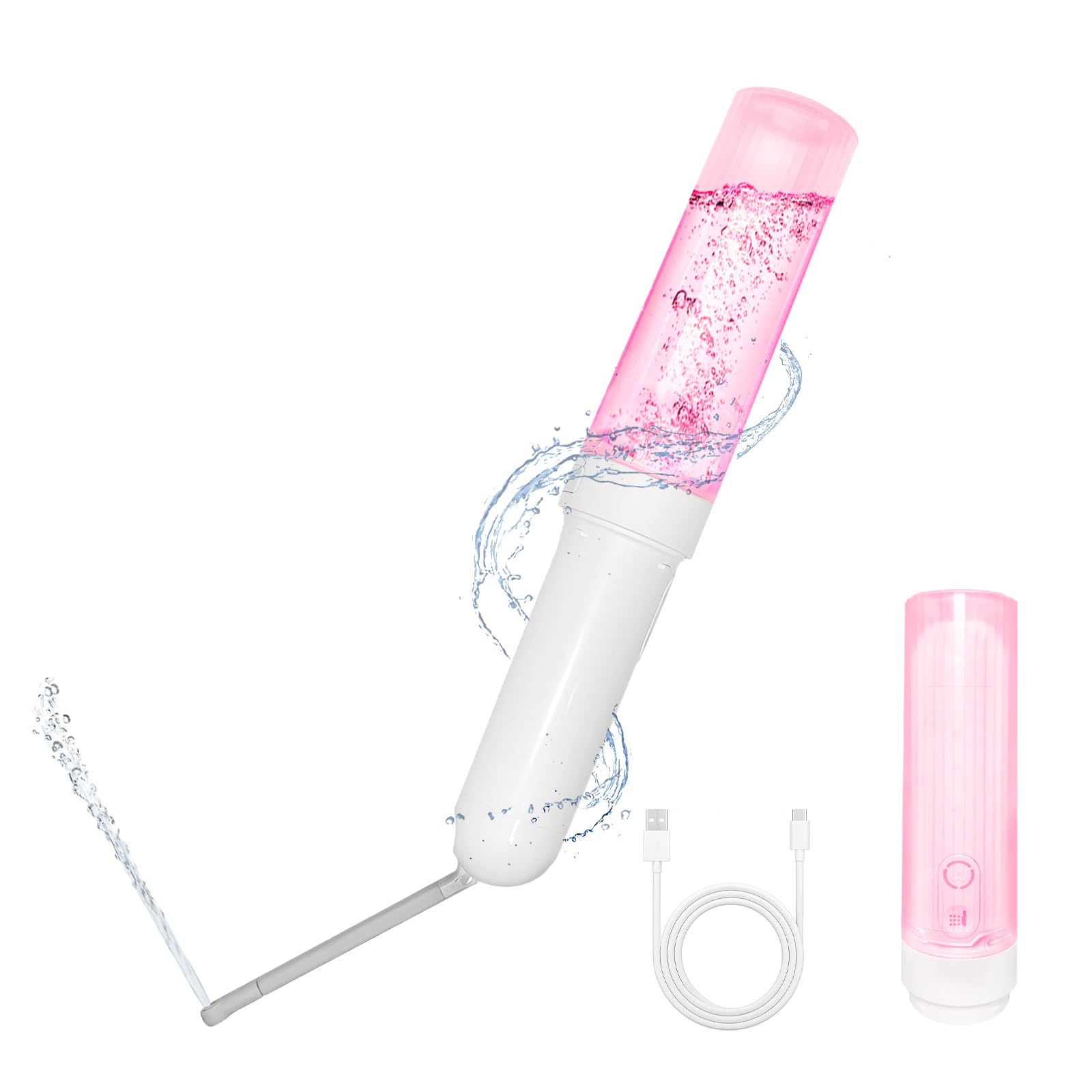 Portable Bidet - Handheld Travel Bidet with 3 High Spraying Modes, USB-C Rechargeable and IPX7 Waterproof for Women and Men Personal Hygiene Cleaning/