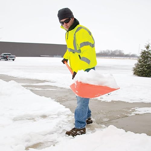 Miniatura 4 de A.M. Leonard Pala de cuchara de polietileno con mango de 48 pulgadas