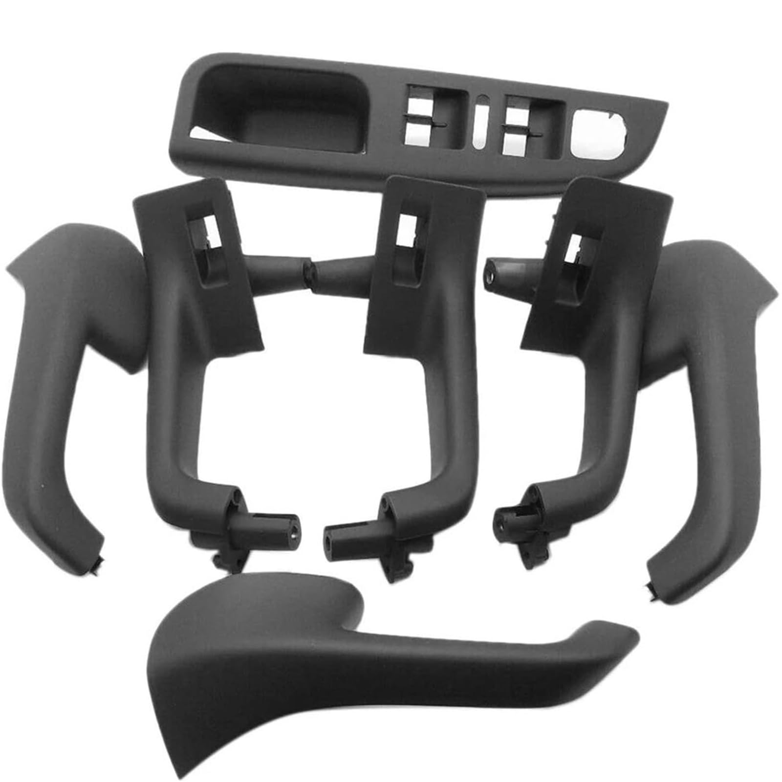 Zingori car Interior Door Handle Interior Handle Door Grab Window Switch Bezel Cover Inner Armrest for Golf 5 GTI-MK5 for Jetta