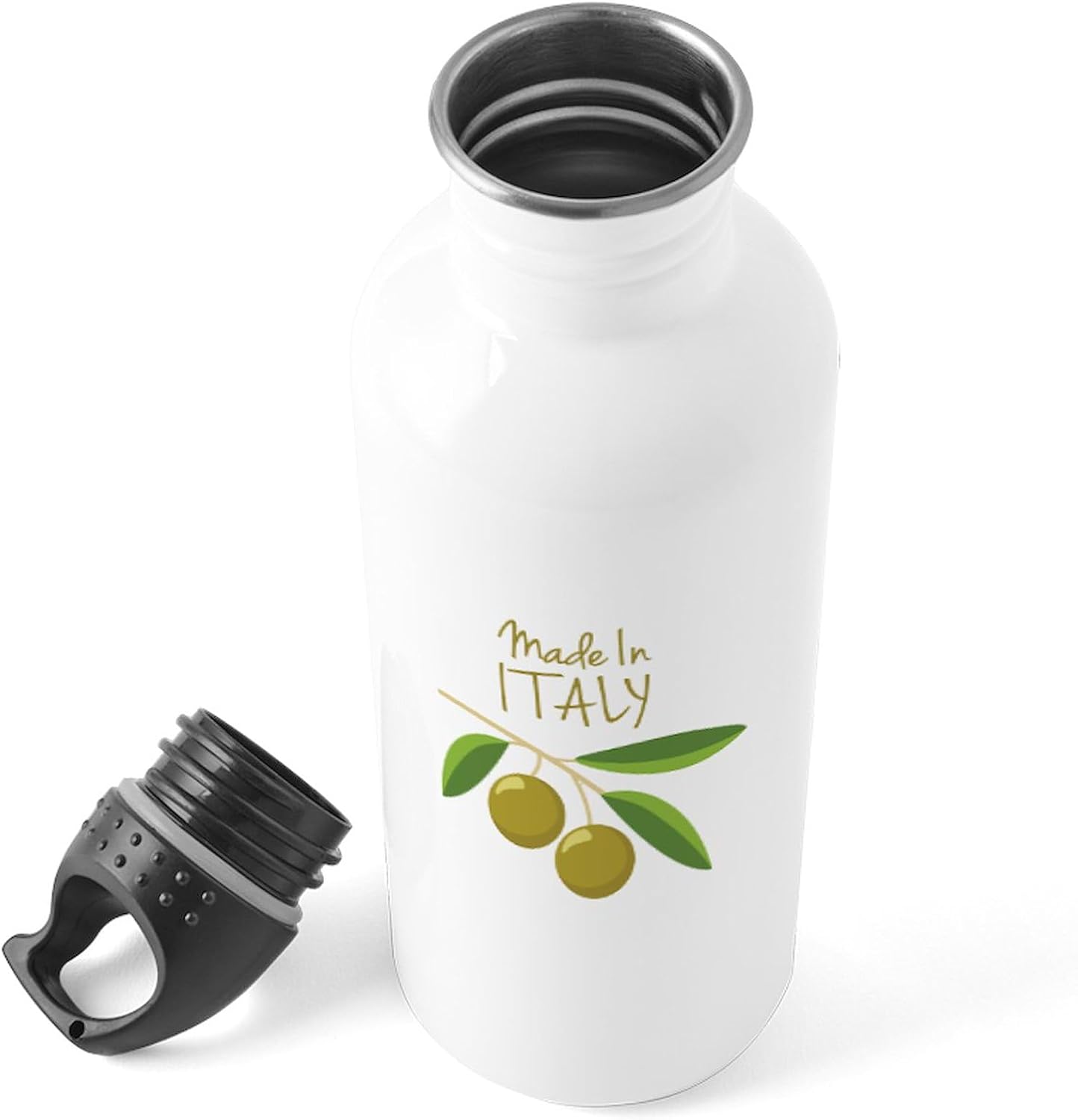 CafePress Made In Italy Water Bottle 1.0L (34 oz) Stainless Steel Water Bottle