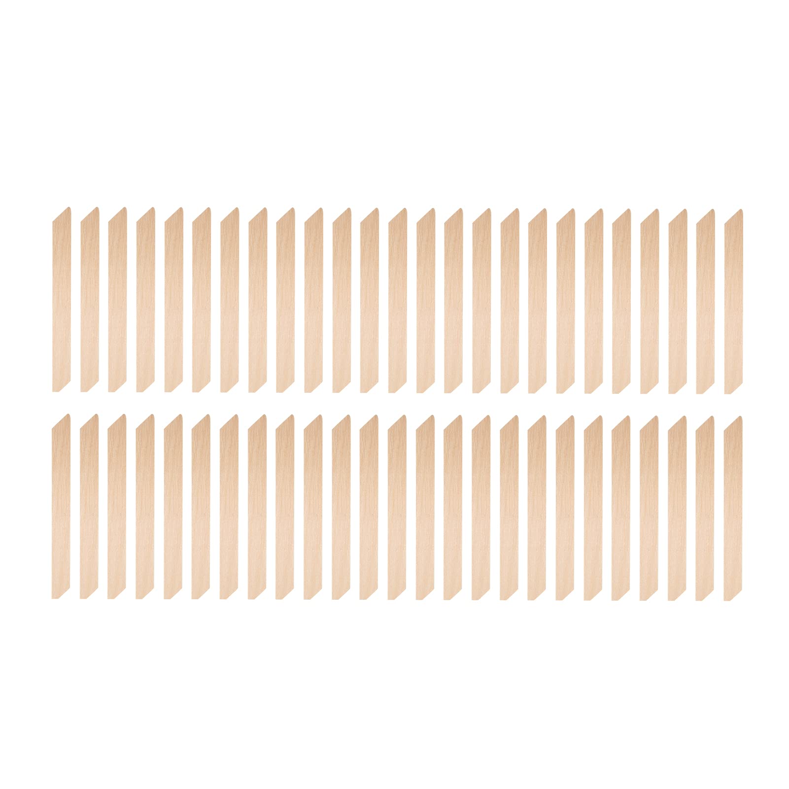 Wooden Wax Stick, 50pcs Wax Spatulas Applicator, Waxing Applicator Sticks Set for Leg Arm Facial Hair Removal Tool