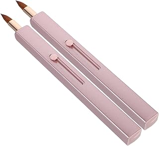 LIFKOME 2pcs Portable Lip Makeup Brush with C...