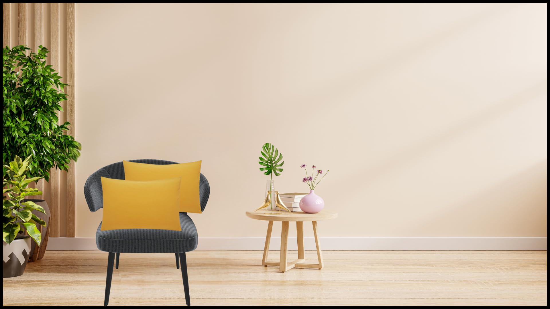 Percale Easy Care Housewife Polycotton Pillowcases (Mustard)
