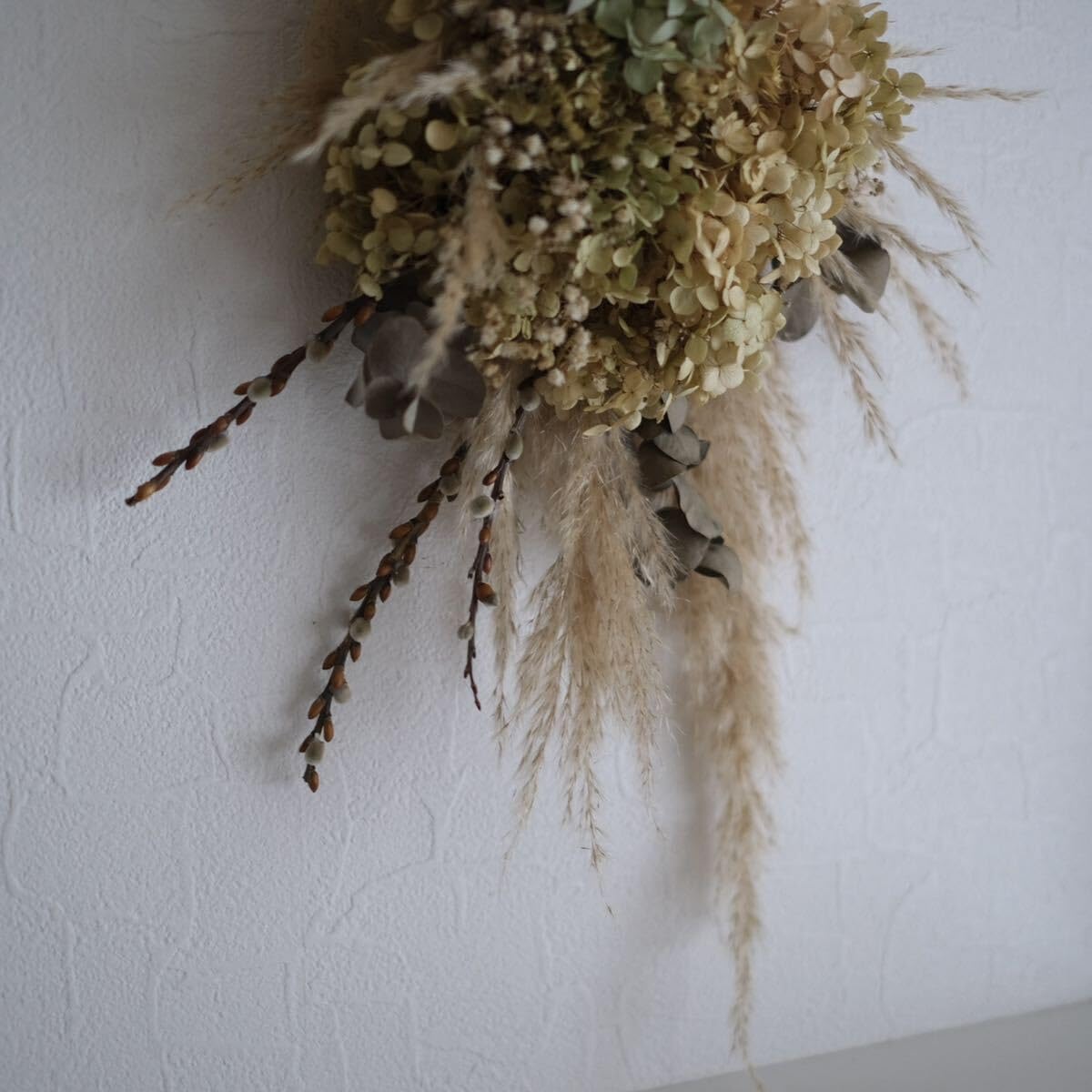 専用＊シンカルファ&パンパス　ドライフラワースワッグ 専用＊シンカルファ&パンパス ドライフラワースワッグ ハスの実