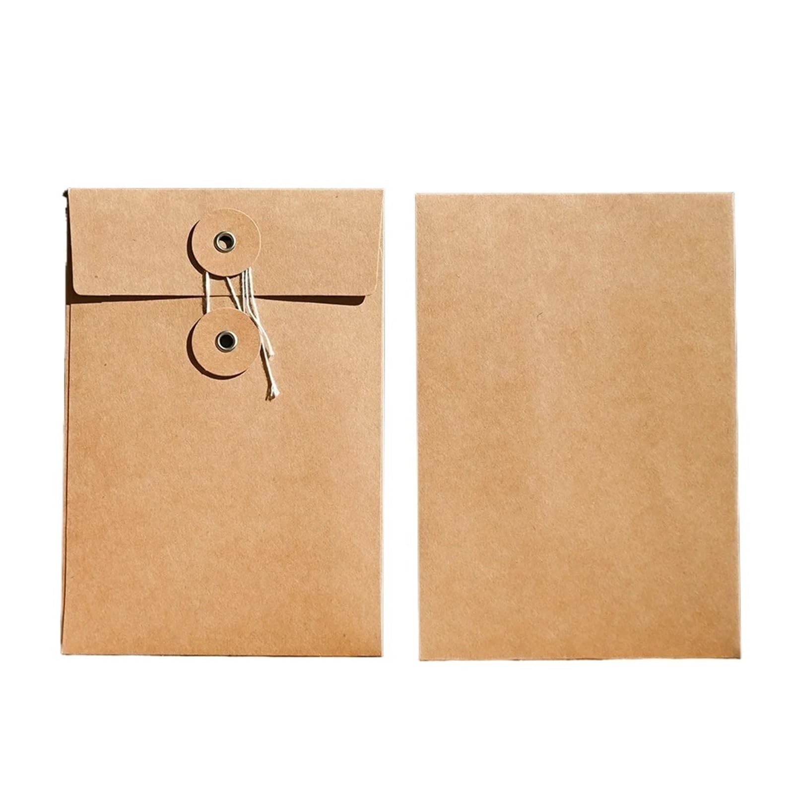 Lot de 200 enveloppes en papier cartonné marron de 17 x 11,4 cm (B)