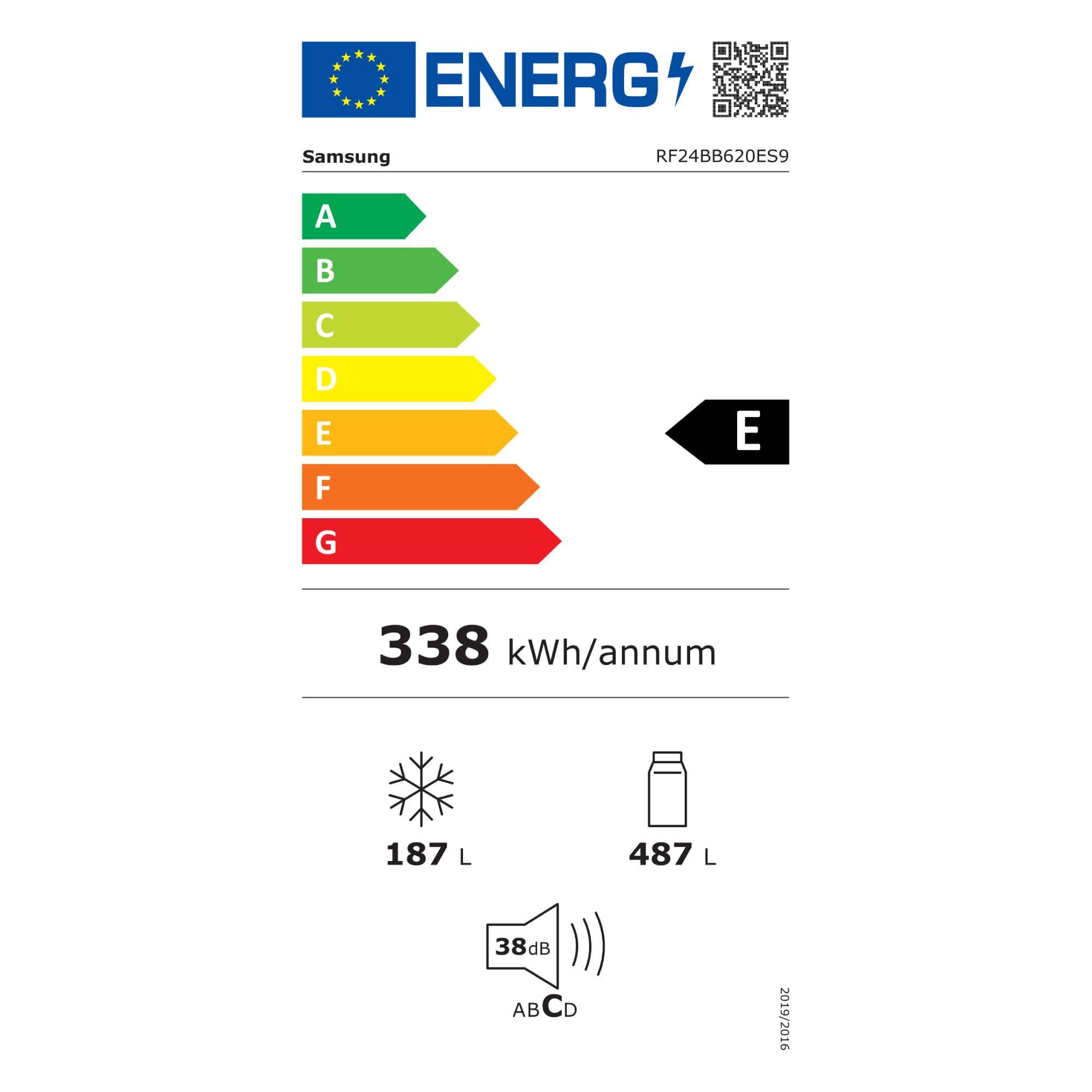 Réfrigérateur Américain 90.8cm 674l Nofrost - RF24BB620ES9
