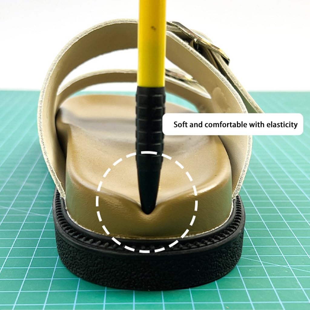 Zapatillas Mujer Sandalias con Plataforma y Soporte para el Arco con Punta Abierta, Sandalias de Playa con Hebilla Ajustable, Chanclas Ligeras y Ultra Acolchadas para Mujer(Caqui,37 EU)