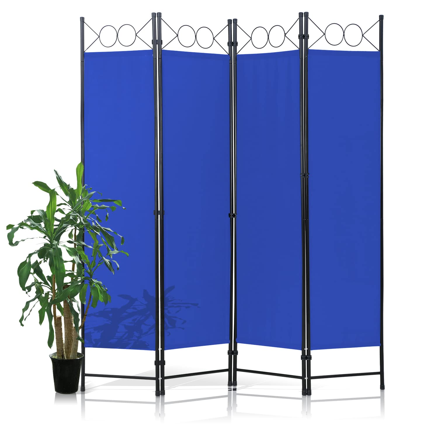 Buy Room Divider 4 Panels 6FT Room Divider Wall Folding Privacy Screens