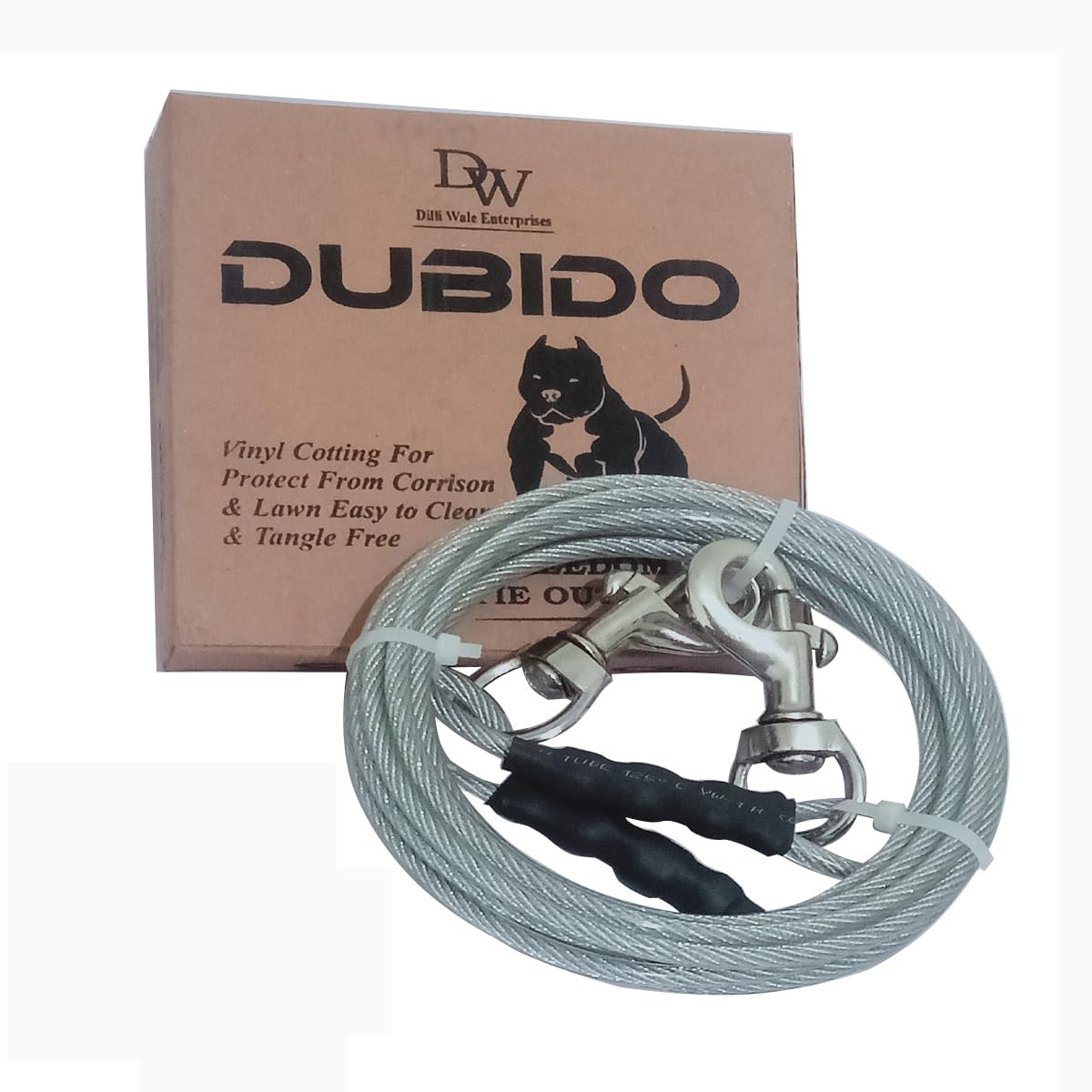 FREEDOM30: 6mm/6" ft Long Venyl Covered Tie Out Cable/Leash for Medium-Large Dogs.Water& Wether Proof Lead for All Sized Dogs. Great for Yard, Camping, and Outdoors. Easy to use Excellent Look. (B0CSZB286V) Amazon Price History, Amazon Price Tracker