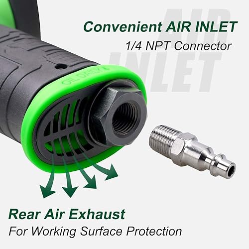 Miniatura 9 de Llave de impacto neumática de 12 pulgada, 5 velocidades, accionamiento cuadrado neumático, resistente, 520 pies-libras, par de aflojamiento máximo,