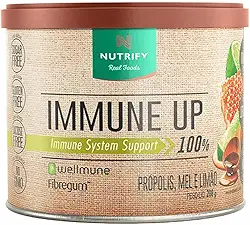 Nutrify Immune Up – Suplemento com Própolis Verde e Vitaminas C e D – Ação Antioxidante e Defesa Natural – 150g