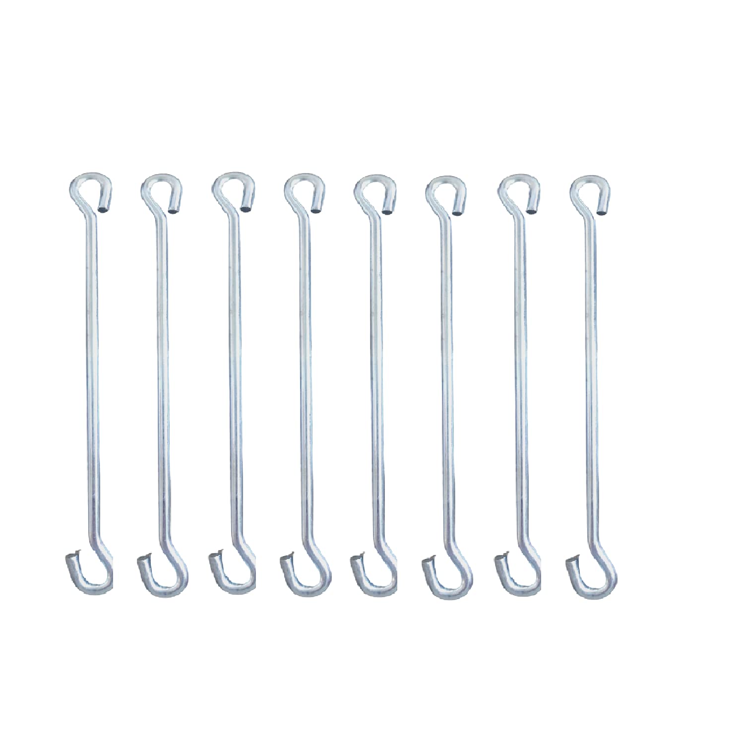 Faburaa Metal Hanging Accessories Set For Hammock Swings Chairs, Porch Swings Used For Boxing Bag, Hang Any Article Etc. (8 Rod), Silver-image-23
