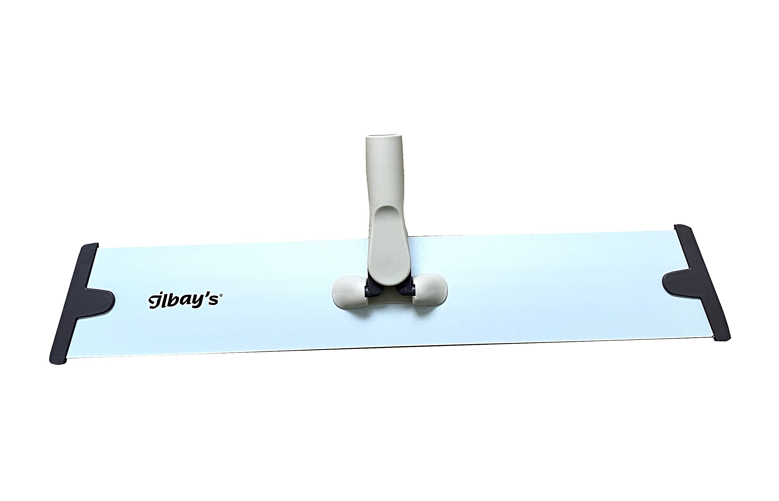 ilbay's Juego de fregona de aluminio de 60 cm y paño de microfibra.