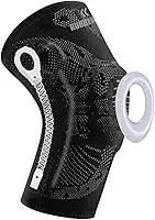 Joelheira de Compressão Profissional Snake para proteção e recuperação do joelho Premium Rubber Fit (G)