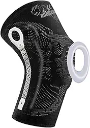 Joelheira de Compressão Profissional Snake para proteção e recuperação do joelho Premium Rubber Fit (G)