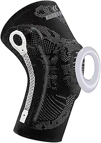 Joelheira de Compressão Profissional Snake para proteção e recuperação do joelho Premium Rubber Fit (G)