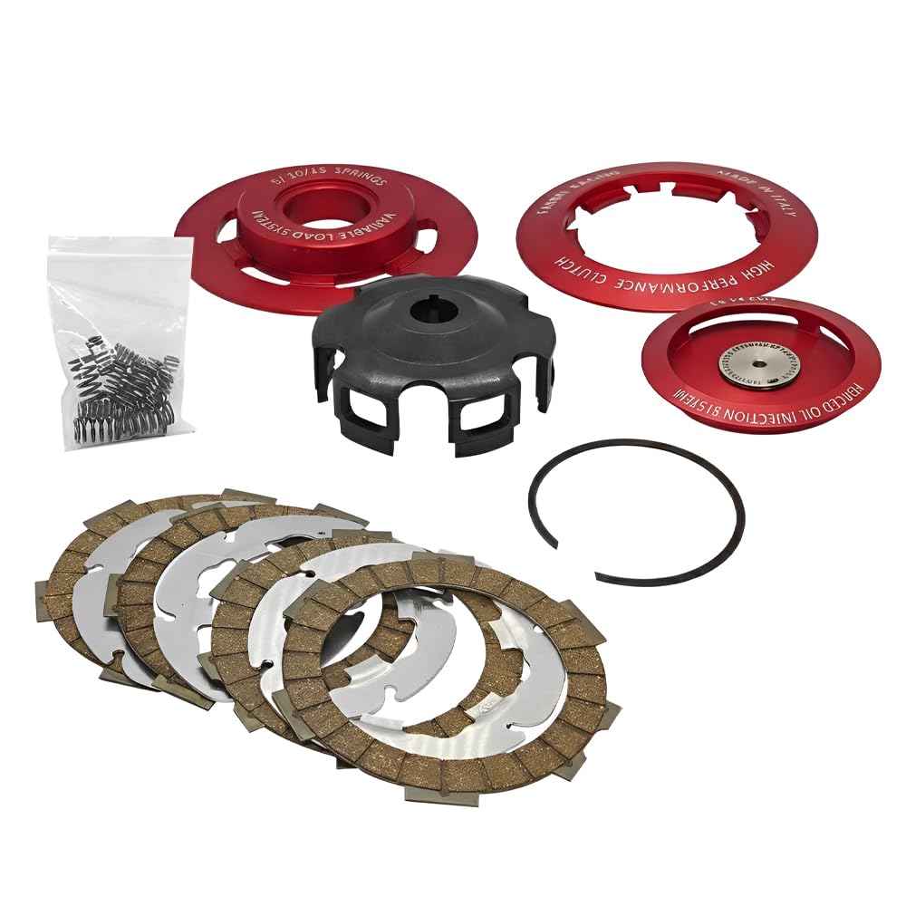 Frizione Racing F A B B R I FB24 EVO 15 Molle (5+10) per V e s p a Smallframe e A p e 50 Kit Frizione Completo per Motori fino a 30 CV Compatibile con V e s p a 50 Special, ET3, Primavera, PK, HP