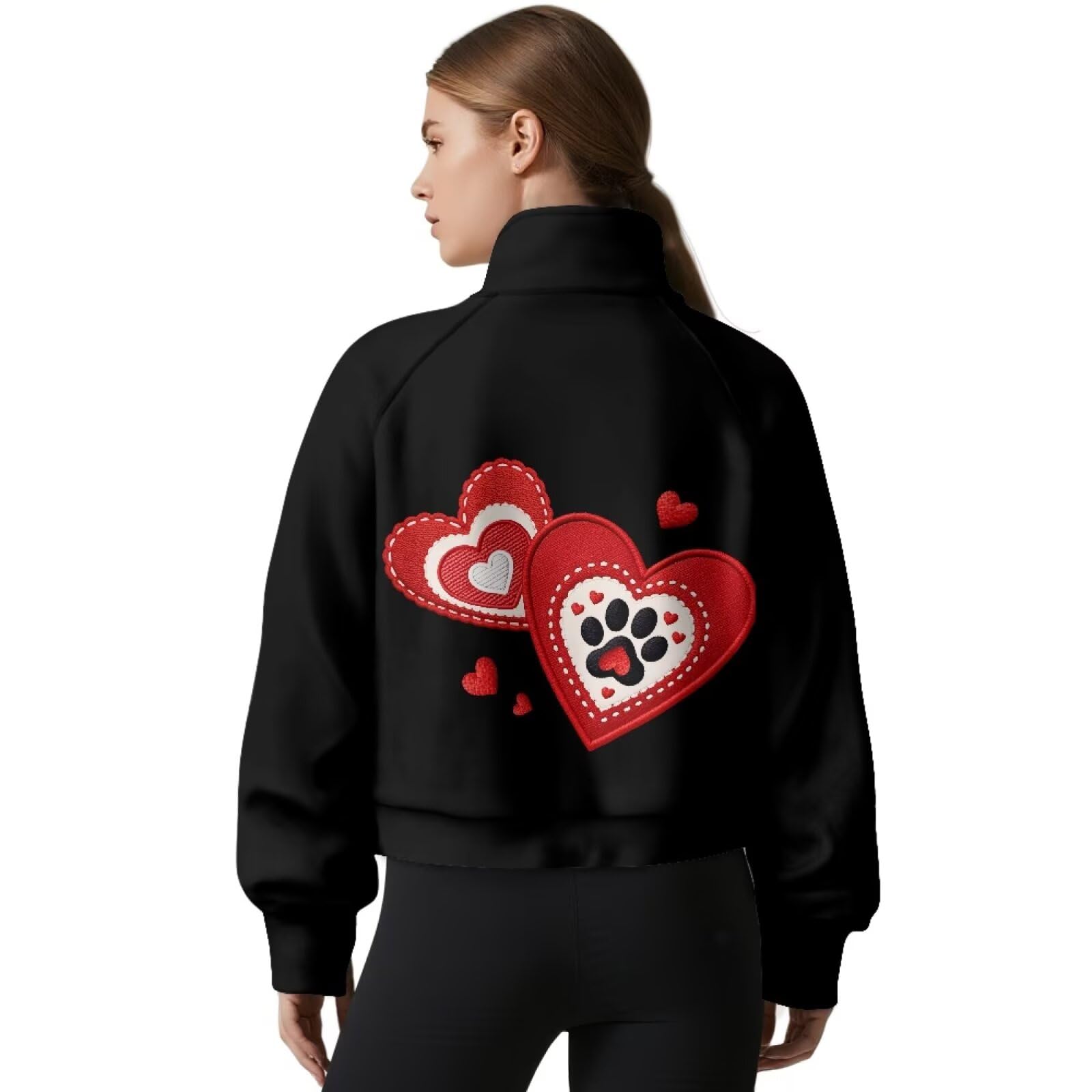 Sudadera de manga larga para mujer con bolsillo, suéter de gran tamaño, informal, para otoño e invierno