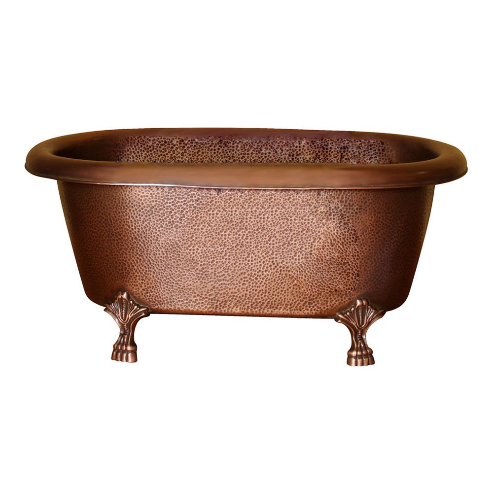 Picasso 32″ Copper Double Roll Top Tub 32" L x 18-1/4" W x 14-3/8" H